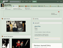 Tablet Screenshot of ghost-files.deviantart.com