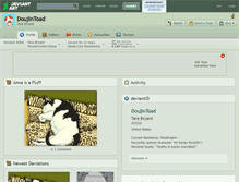 Tablet Screenshot of doujintoad.deviantart.com