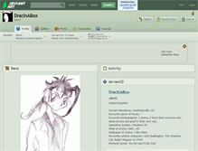 Tablet Screenshot of dracinabox.deviantart.com