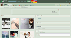Desktop Screenshot of hiore.deviantart.com