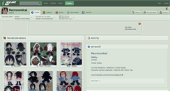 Desktop Screenshot of necronomical.deviantart.com