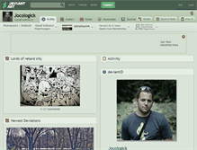 Tablet Screenshot of jocologick.deviantart.com