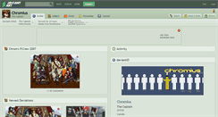Desktop Screenshot of chromius.deviantart.com