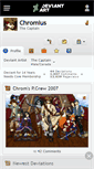 Mobile Screenshot of chromius.deviantart.com