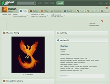 Tablet Screenshot of illucian.deviantart.com