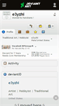 Mobile Screenshot of e3yzhi.deviantart.com