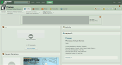 Desktop Screenshot of framan.deviantart.com