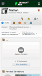 Mobile Screenshot of framan.deviantart.com