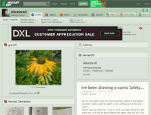 Tablet Screenshot of alicelorell.deviantart.com