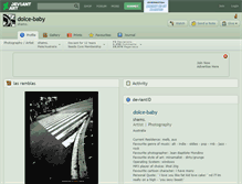 Tablet Screenshot of dolce-baby.deviantart.com