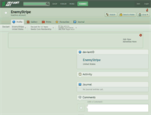 Tablet Screenshot of enemystripe.deviantart.com