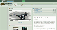 Desktop Screenshot of godzilla-island.deviantart.com