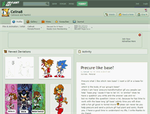 Tablet Screenshot of celina8.deviantart.com