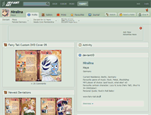 Tablet Screenshot of niralina.deviantart.com