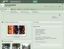 Tablet Screenshot of jenna-rosestock.deviantart.com