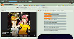 Desktop Screenshot of deathgoddess231.deviantart.com