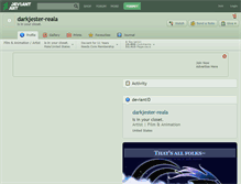 Tablet Screenshot of darkjester-reala.deviantart.com