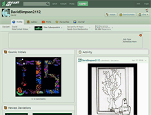 Tablet Screenshot of davidsimpson2112.deviantart.com