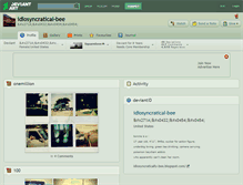 Tablet Screenshot of idiosyncratical-bee.deviantart.com