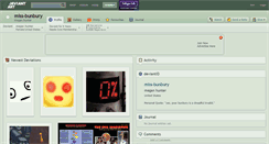 Desktop Screenshot of miss-bunbury.deviantart.com