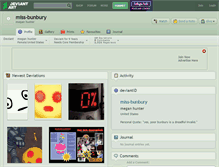 Tablet Screenshot of miss-bunbury.deviantart.com