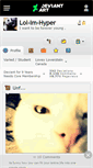 Mobile Screenshot of lol-im-hyper.deviantart.com
