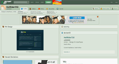 Desktop Screenshot of hellrider550.deviantart.com