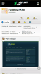 Mobile Screenshot of hellrider550.deviantart.com