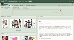 Desktop Screenshot of kisshu.deviantart.com