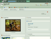 Tablet Screenshot of mackz-art.deviantart.com