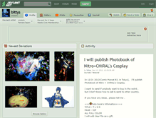Tablet Screenshot of bittys.deviantart.com