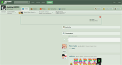 Desktop Screenshot of justme20092.deviantart.com