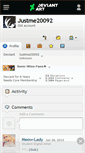 Mobile Screenshot of justme20092.deviantart.com