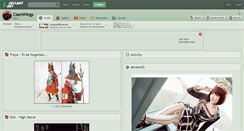 Desktop Screenshot of clamwings.deviantart.com