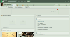 Desktop Screenshot of ninamarques.deviantart.com