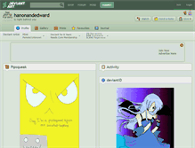 Tablet Screenshot of hanonandedward.deviantart.com