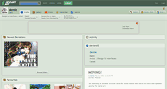 Desktop Screenshot of demie.deviantart.com