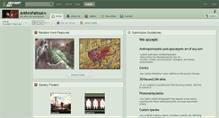 Desktop Screenshot of anthrofallout.deviantart.com