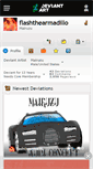 Mobile Screenshot of flashthearmadillo.deviantart.com