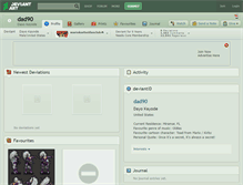 Tablet Screenshot of dad90.deviantart.com
