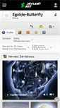 Mobile Screenshot of egoiste-butterfly.deviantart.com