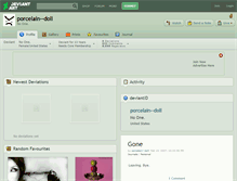 Tablet Screenshot of porcelain--doll.deviantart.com