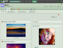 Tablet Screenshot of gincon.deviantart.com