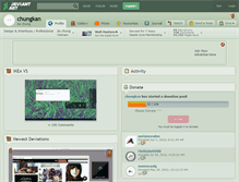 Tablet Screenshot of chungkan.deviantart.com
