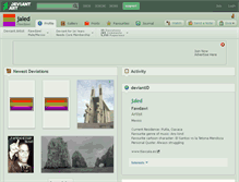 Tablet Screenshot of jaled.deviantart.com