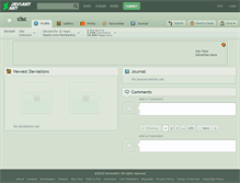 Tablet Screenshot of clsc.deviantart.com