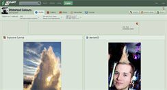 Desktop Screenshot of distorted-colours.deviantart.com