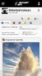 Mobile Screenshot of distorted-colours.deviantart.com