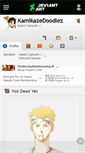 Mobile Screenshot of kamikazedoodlez.deviantart.com