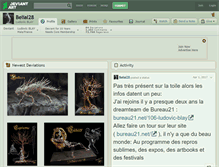 Tablet Screenshot of belial28.deviantart.com